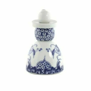 NEW Royal Delft Proud Mary 01 Blue & White Collectible - Flower Peacocks